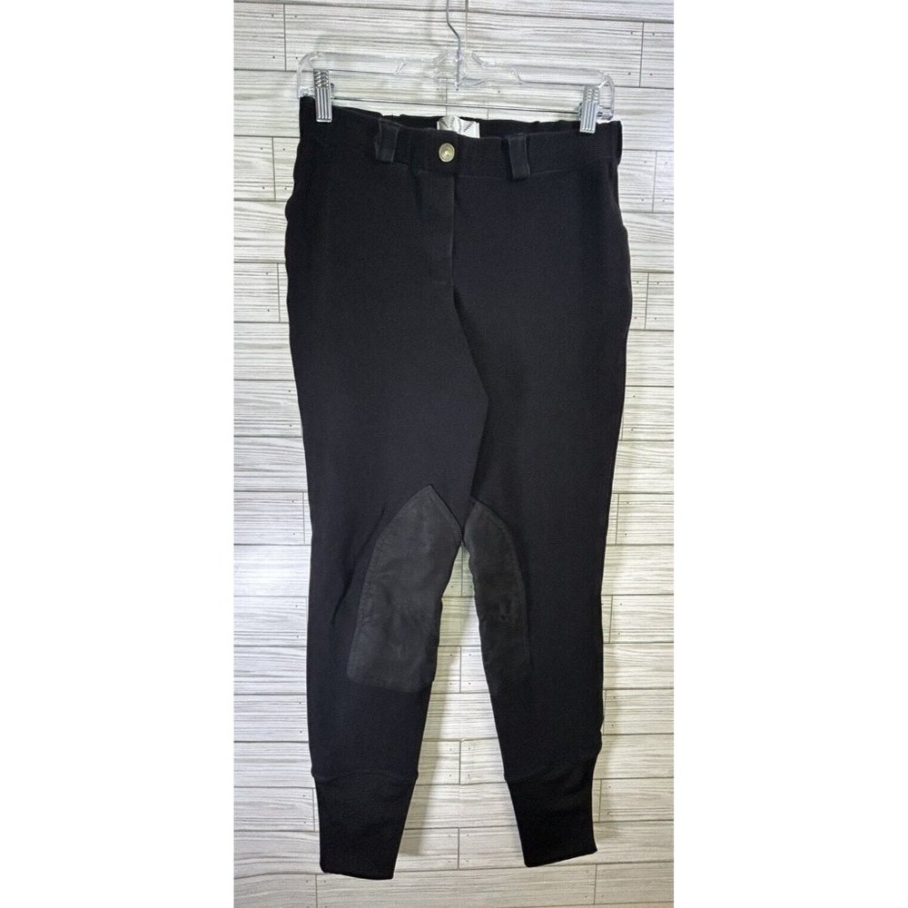 Tuff Rider‎ Horseback Riding Equestrian Ribbed Knee Patch Breeches Pants Gray